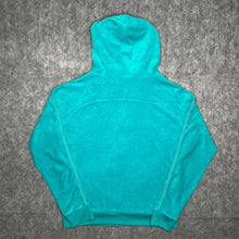 Load image into Gallery viewer, Juicy Couture Turquoise Blue Velour Y2K 2000s Hoodie, Size Large
