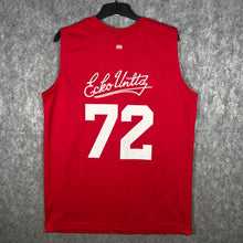 Load image into Gallery viewer, Ecko Unltd Red Sleeveless Basketball Jersey Rhino Logo Y2K Hip Hop (M)
