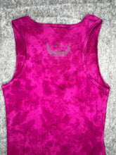 Load image into Gallery viewer, Harley Davidson Pink Tie Dye Gothic Wing Long Hot Pink Vest, Size XL
