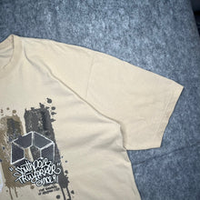 Load image into Gallery viewer, Southpole Graffiti Beige Hiphop Y2K Streetwear Top, Size XL
