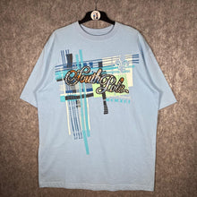 Load image into Gallery viewer, Southpole Signature Series Plaid Graphic T-Shirt Blue Deadstock Tag Size L
