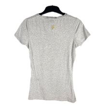 Load image into Gallery viewer, Y2K Rocawear Rhinestone Wing Crown Tee Grey Baby T-Shirt, Size M
