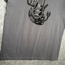Load image into Gallery viewer, Artful Custom Skeleton Grey Angel Wing Gothic Grunge Top, Size XL
