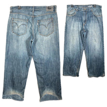 Load image into Gallery viewer, Y2K Baggy Levis Silver Tab Jeans Blue Light Wash 36W 30L Vintage Streetwear
