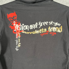 Load image into Gallery viewer, Diavoletto Devil Zip-Up Hoodie – Y2K Graphic Cropped Streetwear
