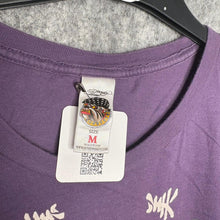 Load image into Gallery viewer, Ed Hardy Purple Y2K Rose Tattoo Style 2000s Top, Size M
