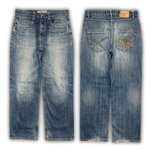 Load image into Gallery viewer, Ecko Unltd. 2000s Embroidered Y2K Logo Pocket Baggy Leg Jeans
