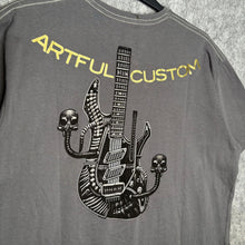 Load image into Gallery viewer, Artful Custom Skeleton Grey Angel Wing Gothic Grunge Top, Size XL
