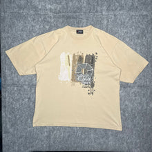 Load image into Gallery viewer, Southpole Graffiti Beige Hiphop Y2K Streetwear Top, Size XL
