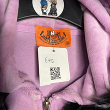 Load image into Gallery viewer, Juicy Couture Lilac Y2K Faux Fur Hood Mcbling 2000s Hoodie, Size S
