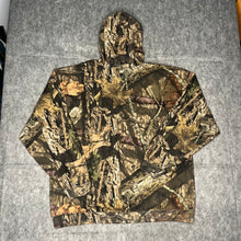 Load image into Gallery viewer, Mossy Oak Y2K Vintage Camo Khaki Hoodie, Size 2XL
