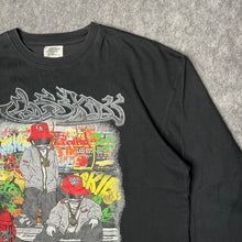 Load image into Gallery viewer, Class Kids Graffiti Grunge 2000s Y2K Long Sleeved Hiphop Top, Size XL
