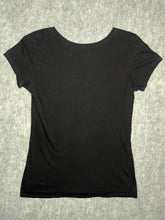 Load image into Gallery viewer, Guess Y2K Gothic Mcbling Black Top, Size Large
