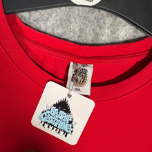 Load image into Gallery viewer, Ed Hardy Bulldog Crown Graphic Tee Red Rhinestone Y2K T-Shirt L
