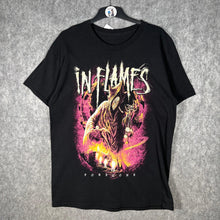 Load image into Gallery viewer, In Flames Foregone Tour Tee Reaper Graphic Black Metal Band Shirt L
