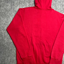 Load image into Gallery viewer, Billabong Red Gothic Sword &amp; Eagle Grunge Drawstring Hoodie, Size Medium

