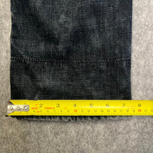 Load image into Gallery viewer, Evisu Check Gingham Plaid Brown Dark Blue Rare Y2K Jeans, Waist 32
