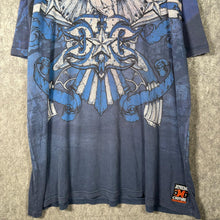 Load image into Gallery viewer, Xtreme Couture Eagle Star Graphic Blue Vintage 3XL Biker Tee
