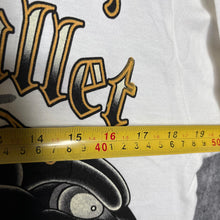 Load image into Gallery viewer, Capital Bullet White Gothic Cross Tattoo Skull Grunge Top, Size M
