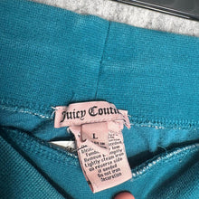 Load image into Gallery viewer, Juicy Couture Blue Y2K Diamante Crown Tracksuit Bottoms, Waist
