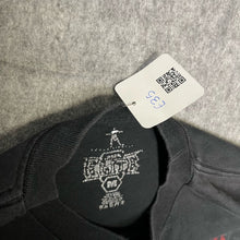 Load image into Gallery viewer, MMA Elite 2000s Gothic Black &amp; Red Skulls n Baroque Print Top, Size
