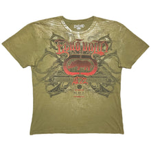 Load image into Gallery viewer, Ecko Unltd MMA Elite Khaki Gothic Grunge Red Y2K 2000s Top, Size 2XL
