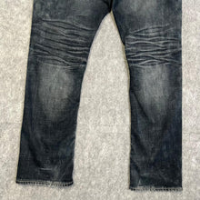 Load image into Gallery viewer, Evisu Check Gingham Plaid Brown Dark Blue Rare Y2K Jeans, Waist 32
