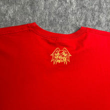 Load image into Gallery viewer, Urban Pirate Red Y2K Urban Angel Wings &amp; Halo Graphic Top, Size XL
