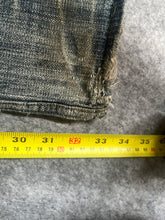 Load image into Gallery viewer, Snake Embroidered Y2K Vintage Mud Wash Blue Jeans, Size XL
