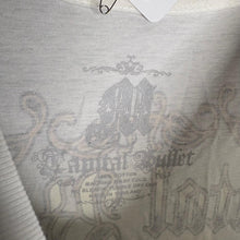 Load image into Gallery viewer, Capital Bullet White Gothic Cross Tattoo Skull Grunge Top, Size M
