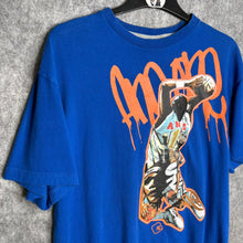 Load image into Gallery viewer, And1 Basketball Graffiti Y2K Streetwear Blue Graphic Top, Size: Large

