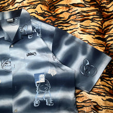 Load image into Gallery viewer, Southpole Graffiti Blue Cartoon Y2K 2000s Vintage Button Shirt, Size XL
