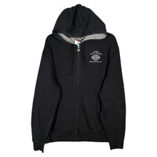 Load image into Gallery viewer, Harley-Davidson Black Zip Hoodie Barb’s Philadelphia Y2K Biker Streetwear
