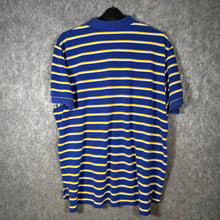 Load image into Gallery viewer, Polo Ralph Lauren Yellow Blue Stripe Polo Shirt 2XL Classic Fit
