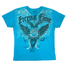 Load image into Gallery viewer, Carbon Eternal Fame Gothic Y2K Jesse Pinkman Style Blue Top, Size XL
