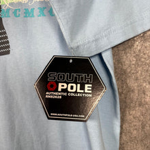 Load image into Gallery viewer, Southpole Signature Series Plaid Graphic T-Shirt Blue Deadstock Tag Size L
