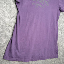 Load image into Gallery viewer, Ed Hardy Purple Y2K Rose Tattoo Style 2000s Top, Size M
