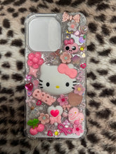 Load image into Gallery viewer, Iphone 15 Pro Hello Kitty Pink Y2K Mcbling Junk Phone Case
