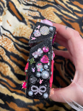 Load image into Gallery viewer, 90s Style Pink Mcbling Y2K Star Skull Junk Cigarette Box / Trinket Box
