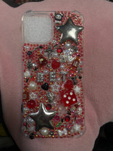 Load image into Gallery viewer, Iphone 12 Pro Max Custom Vegas Y2K Red Silver Downtown Junk Case
