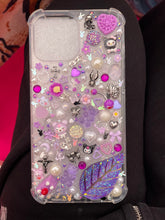 Load image into Gallery viewer, Iphone 15 Pro Max Purple Silver Kuromi Custom Junk Lighter
