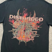 Load image into Gallery viewer, Disturbed Black 2017 World Tour Heavy Metal Band Top, Size Medium
