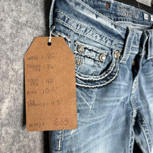 Load image into Gallery viewer, Miss Me Y2K Cross Embroidered Mcbling Skinny Jeans, Waist 26
