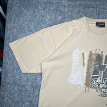 Load image into Gallery viewer, Southpole Graffiti Beige Hiphop Y2K Streetwear Top, Size XL
