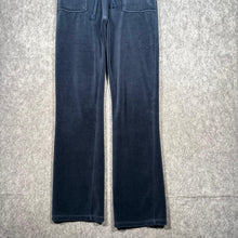 Load image into Gallery viewer, Juicy Couture Navy Velour Joggers with Back Pockets – Size L
