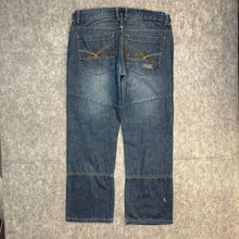 Load image into Gallery viewer, Ecko Unltd. 2000s Multi Panel Seam Line Embroidered Pocket Jeans, Size
