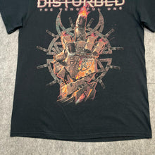 Load image into Gallery viewer, Disturbed Black 2017 World Tour Heavy Metal Band Top, Size Medium
