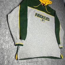 Load image into Gallery viewer, NFL Green Bay Packers Football White Green Sports Hoodie, Size XL
