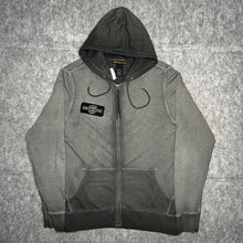 Load image into Gallery viewer, Harley Davidson Eagle Grey Y2K Biker 2000s Hoodie, Size Large
