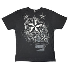 Load image into Gallery viewer, Nautical Star Y2K 2000s Skull Gothic Black Top, Size XL
